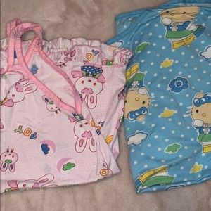 Girls pj set hello  kitty